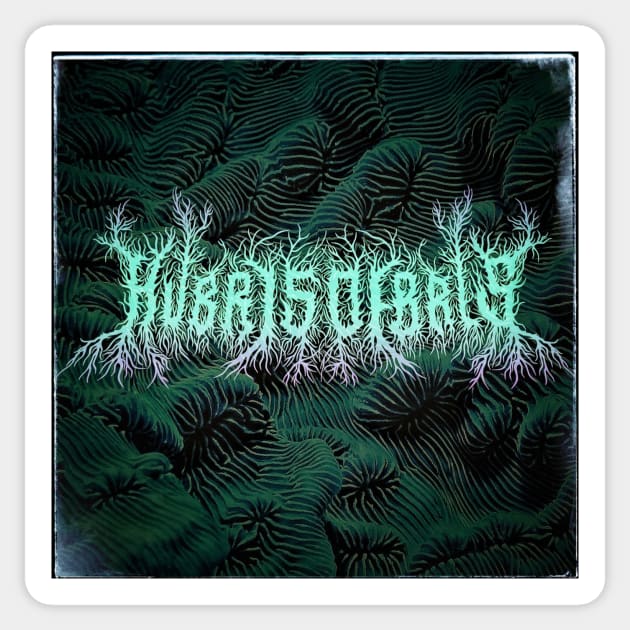 Hubris Debris Underwater Coral Sticker by Hubris Debris